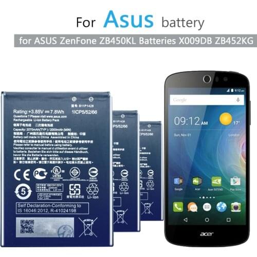 2020 new Original for Asus B11P1428 Battery For ASUS ZenFone ZB450KL ZE500KG 5" X009DB ZB452KG ZenFone Go 4.5 2000mAh