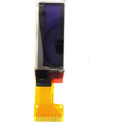 SPI 0.91 inch blue / white OLED display 128*32 15pin OLED screen SSD1306 SPI interface QT1306P22B 0.91 inch OLED