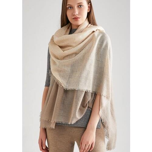 Luxury Brand Cashmere Scarf Women Fashion Gradient Long Scarf Ladies Cashmere Shawl Wrap Autumn And Winter Warm