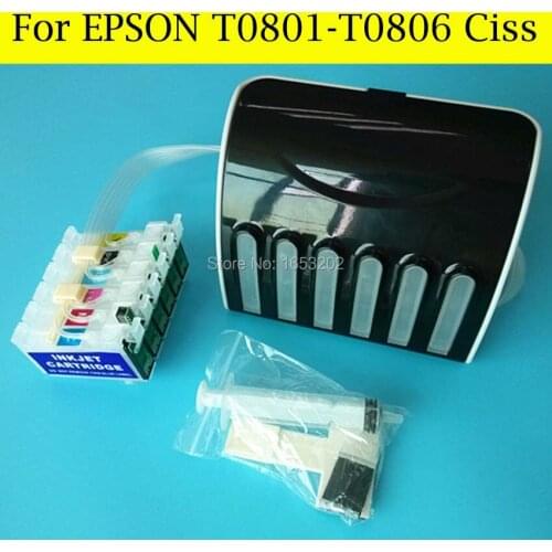 6 Color/Set Continuous Ink Supply System For Epson For Epson PX710FW/PX720WD/PX730WD/PX810FW/PX820FWD Ciss