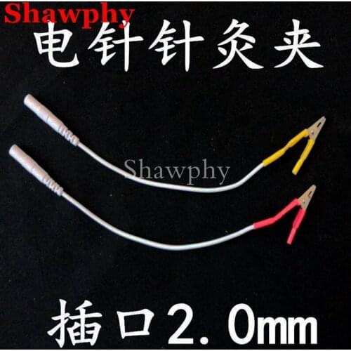 Clip Electrode Lead Wires Cable for Acupuncture Needles Clip for SDZ-II TENS Physiotherapy Machine Massager RelaxationTreatments