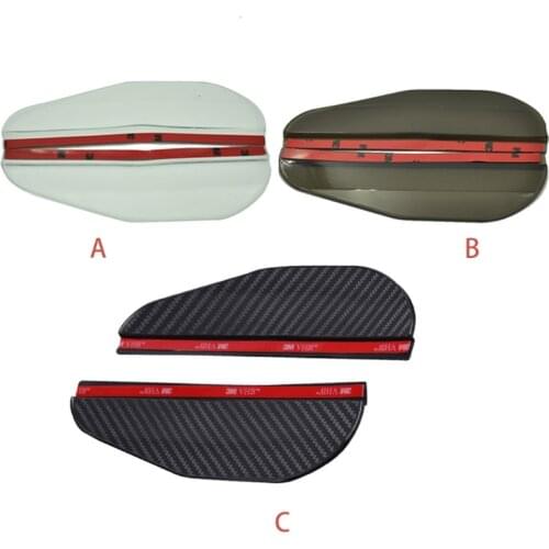 Rear View Mirror Rain Guard Blade,Carbon Fiber Rain Eye Brow Protection Cover,Car Side Wing Mirror Rain Protector Cover