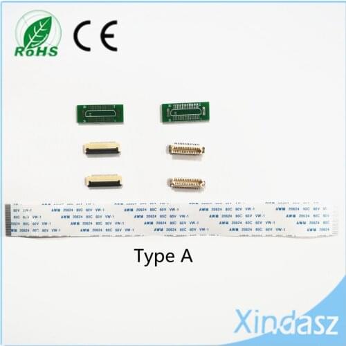 10pcs/Lot LVDS FFC Cable DF9-31V-1S 31pin TTL Length 150-200mm For LCD Screen Signal Line Free Shipping