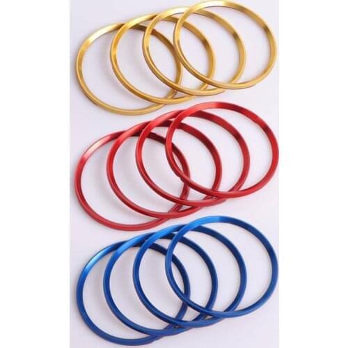 4pcs/Set Car Styling Aluminum Alloy Wheel Hub Cover Decorative Circle Trim For mazda 3 6 2 5 CX-5 CX-7 CX-3 323 Accessories