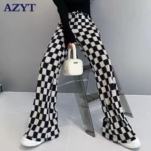 Женские брюки клеш AZYT China At AliExpress