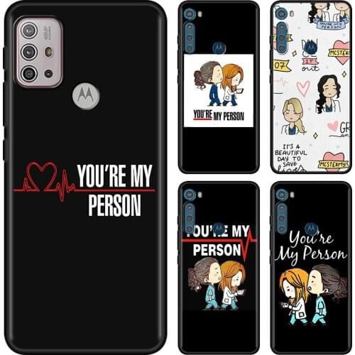 Case For Motorola G30 G10 G9 G8 Power Lite Plus Play G Stylus One Fusion Hyper Edge E6s Cover Capa Fundas Shell Grey is Anatomy