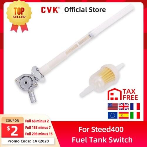 CVK Oil Tank Cock Switch Gas Valve Petlock Oil Systen Switch Fuel Supply Valve Handle For HONDA STEED 400 600 VLX 400 600