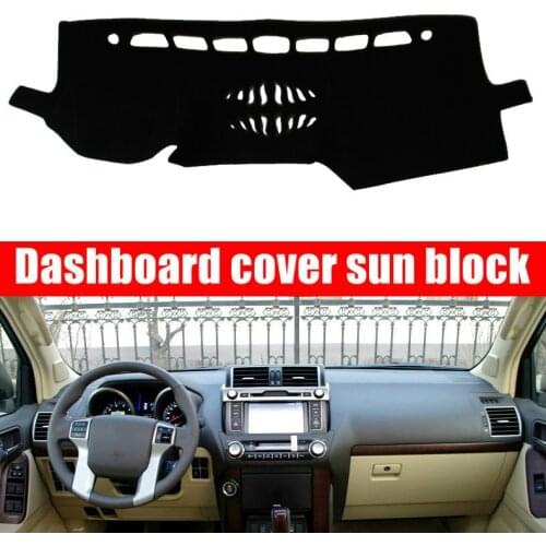 For Toyota prado 2010 2011-2019 Car Dashboard Cover Sun Shade Non-slip Dash Mat Pad Carpet Car Stickers Interior Accessories