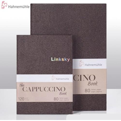 Hahnemuhle, Sketch Book, Cappuccino, A4 (11.7x8.3 inches) A5 (8.3x5.8 inches) 120gsm, 40 sheets/80 Pages, Hardbound
