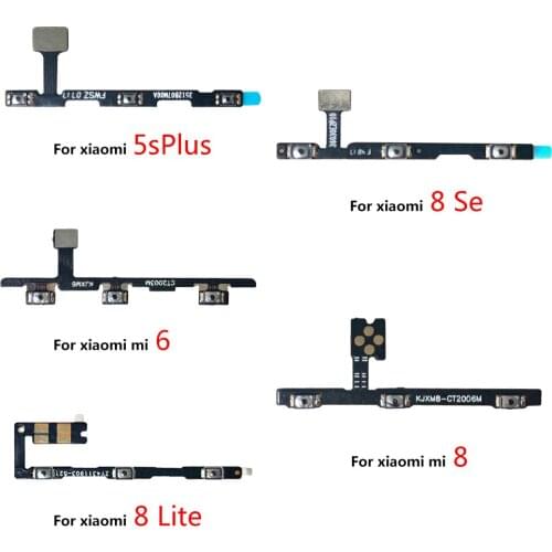 Power ON OFF Volume Camera Key Button Switch Flex Cable Ribbon For Xiaomi 6 8 Pro se lite Poco F1 F2 Pro X3 M3 A1 A2 A3 A2 Lite