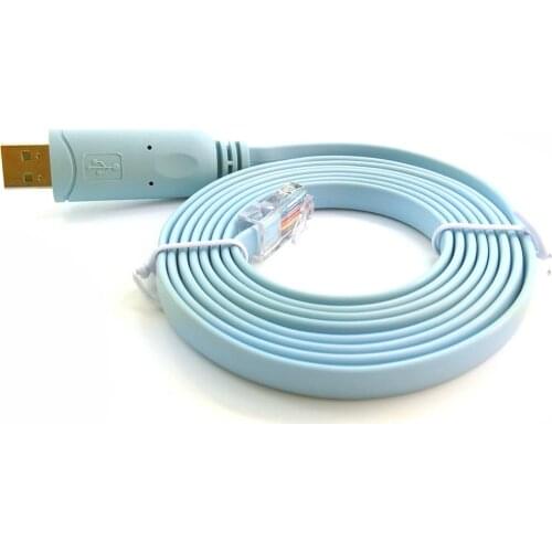 Prolific pl2303ra usb rs232 to rj45 console cable for Cisco H3C HP Arba Huawei Fortinet config router console kable 72-3383-01