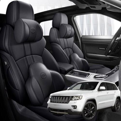 Nappa Leather Car seat covers For Jeep compass 2017 2018 2019 2020 2021 2010 2011 2012 2013 2014 2015 2016 2008 accessories