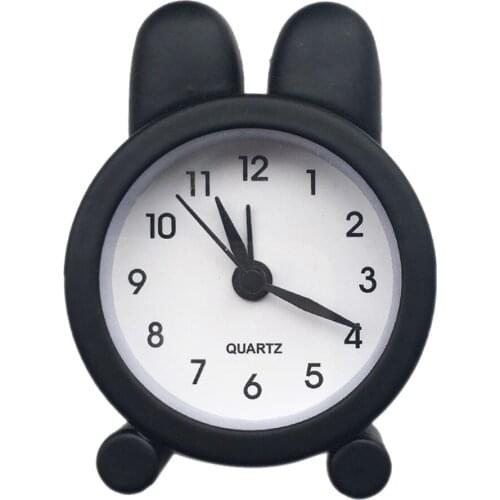 Cute Creative Rabbit Small Alarm Clock Electronic Clocks Child alarm clock Bedside table Kids room decoration Lovely Toy Gift