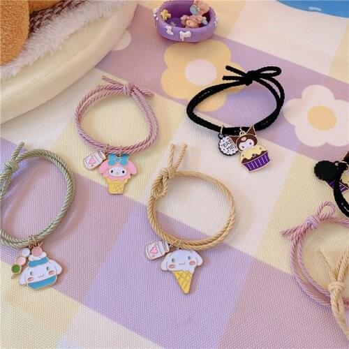 Fashion Cute Girls Women Hair Accessories Cute Japanese Anime Elastic Hair Rope Rubber Hair Bands