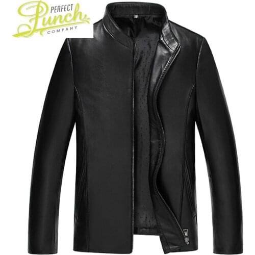 Men Korean Genuine Jacket Clothes 2021 Short Sheepskin Coat Slim Fit Motorcycle Leather Jackets ZDY0012 KJ2287