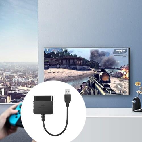 Newly Kebidu Without Driver USB adapter GamePad Games Controller Converter for Sony PS1 PS2 Adapter Cable for PS3 PS2 Newest