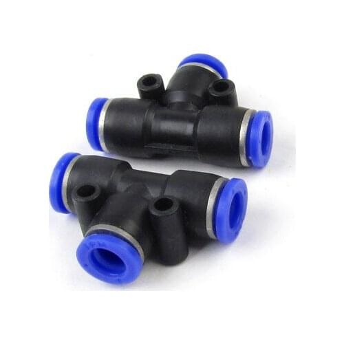 Pair Air Pneumatic 8mm Plastic Pipe Quick Fittings Jointer Connector