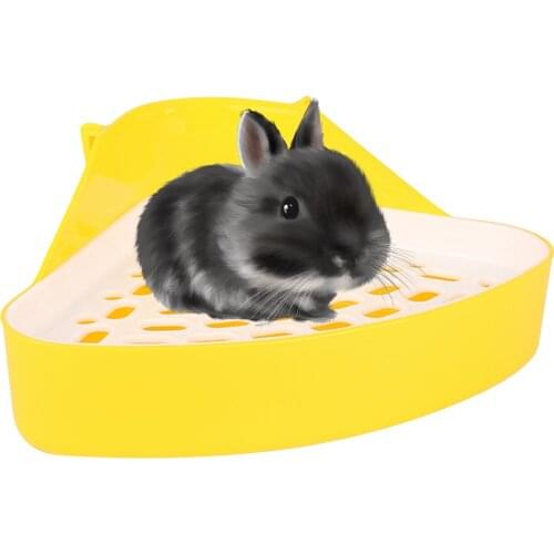 Animal Litter Potty Trainer Toilet Corner Litter Bedding Box Pet Pan for Baby Rabbit Chinchillas Small Guinea Pigs Ferret