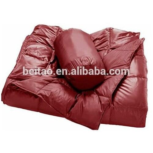 Down blanket one-person Goose down blanket for spring and autumn camp 55x70 inch Popular and hot sale in USA free shipping
