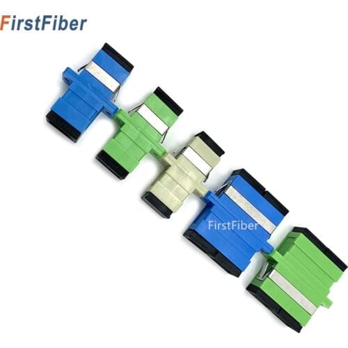 SC APC connector adapter SC Connector Fiber Optic Adapter,flange Fiber Optic Connector Simplex Single mode Plastic