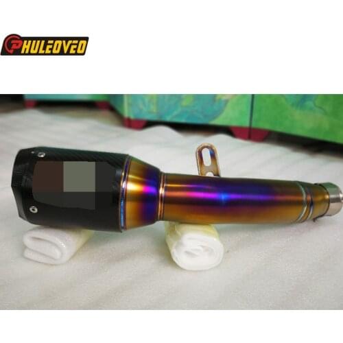 Titanium Alloy YZF-R6 2006-2018 Motorcycle Exhaust Muffler Link Pipe Carbon Fiber Exhaust Muffler Slip-on Mid Pipe for YZF R6