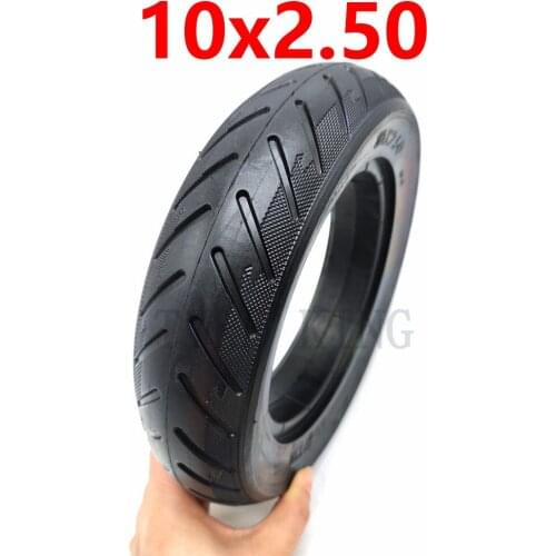 High Quality 10x2.50 Solid Tyre 10*2.50 Puncture Proof Tire for Electric Scooter Balance Car Accessories