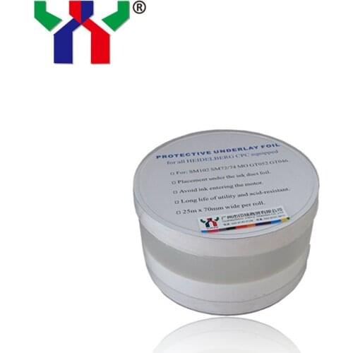 1 piece Ink Duct Protective Foils for Offset Printing machine,70mm*25m