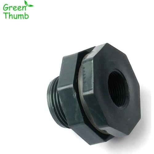 1pc 1/2 Inch/3/4 Inch/1 Inch Female Thread PVC Water Tank Connector Plastic Water Tower/Pool/Socket Connectors Water Fittings