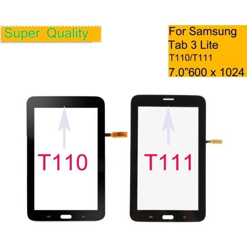 10Pcs/lot For Samsung Galaxy Tab 3 Lite 7.0 SM-T111 T111 Wifi T110 SM-T110 Touch Screen Digitizer Panel Sensor Touchscreen