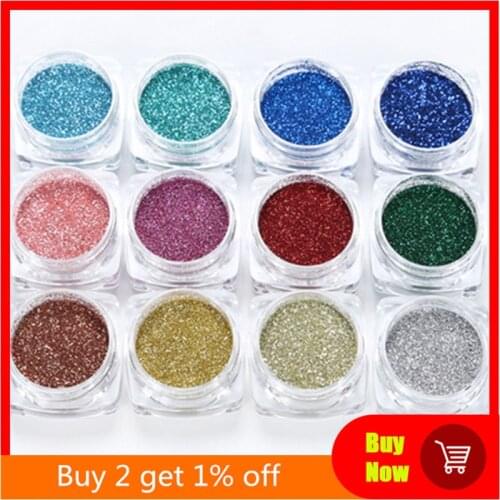 12 Pcs/set DIY Crystal Epoxy Filler Slime Dye Powder Pearl Pigments Colorants for Soap Candle Resin Jewelry Making