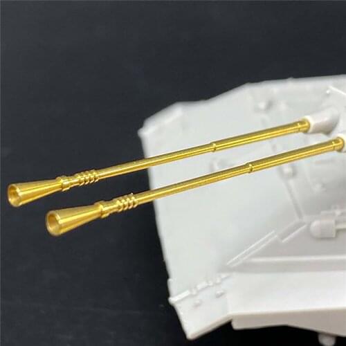2pcs/set Metal Barrels for 1/72 Trumpeter 07124 German E-50 Flakpanzer Tank Model Simulation Parts