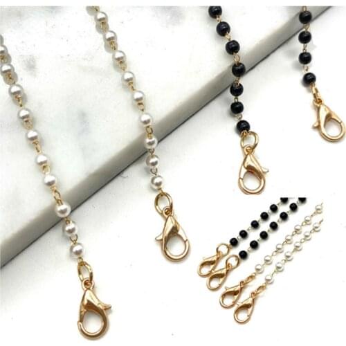 2021 Mask Hanging Rope Necklace Face Mask Lanyard Mask Glasses Holder Adjustable Traceless Ear Hanging Rope Two Hooks Buckles