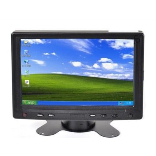 7" Desktop/Headrest VGA Monitor With Touch Screen for Car PC