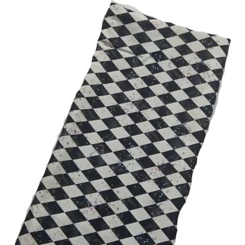 Brand New Black White Diamond Geometry Printed Cotton Fabric 017 Fabric Patchwork for Cloth Dress Party Home Decor