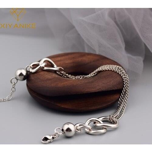 XIANNIKE 2021 New Etric Retro Punk 925 Sterling Silver Bracelet Fashion Same Style For Men And Women Birthday Gift Браслет