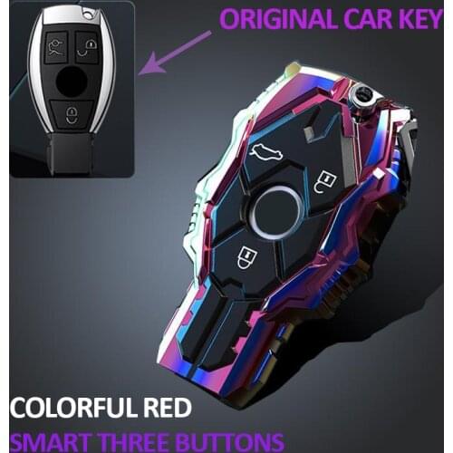 Zinc Alloy Keychain Holder Keyring For Mercedes Benz W203 W210 W211 W124 W202 W204 AMG High Quality