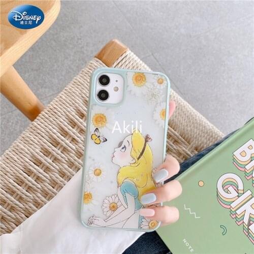 Disney Alice for IPhone Xsmax Mobile Phone Case for IPhone Xs/xr/11/11pro/8plus Lady Cartoon Phone Cover zz0504-12