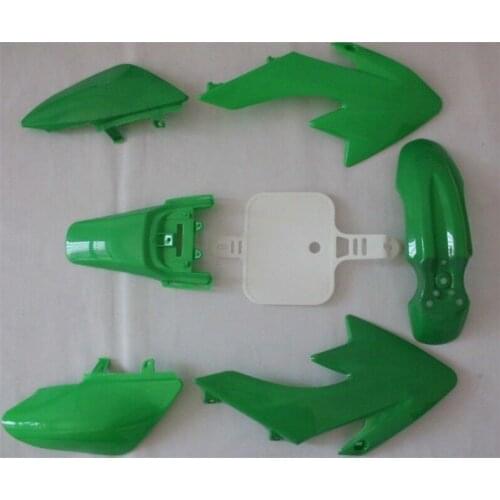 Dirt bike CRF50 XR50 green plastic fender kit for honda motorcycle fairing carenado pit bike guardabarro moto parafango moto
