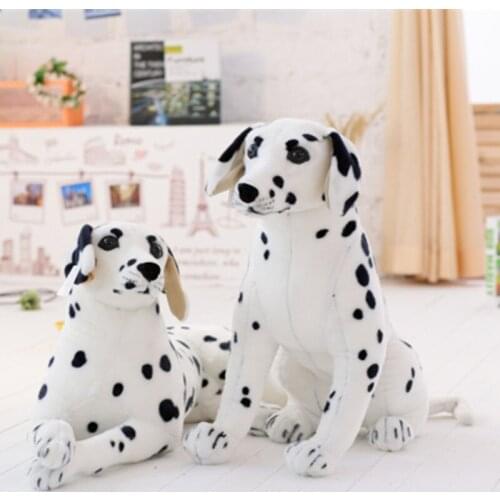 1PC 30-90cm Cute Dalmatians Plush Stuffed Toys Simulation Dog Dolls For Children Kids Play Birthday Childrens Day Gift
