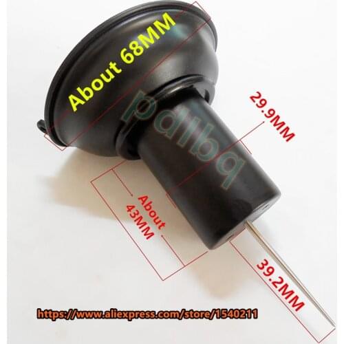 Diameter 29.9MM Keihin carburetor vacuum diaphragm plunger assembly(configured Jet needle)Used for HM 4 cylinder CB750 Motorbike