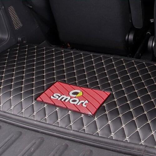 Car Trunk Mat Interior Decoration Protection Pad For Mercedes Smart 451 450 Fortwo Car Styling Accessories Waterproof Carpet