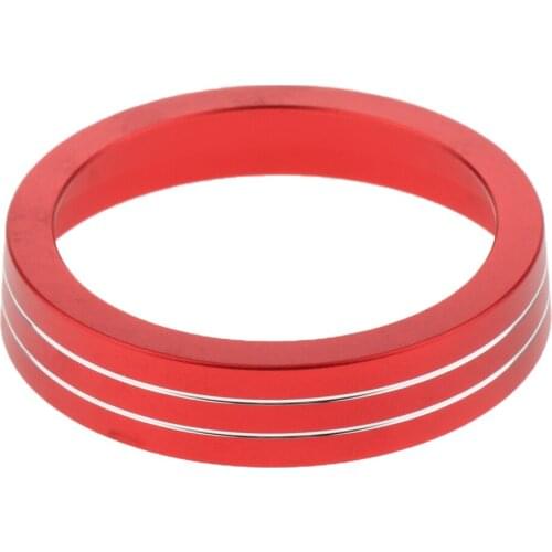 Car Interior Headlight Switch Adjustment Knob Cover Aluminum Alloy Button Trim Cover for 2015-2018 Ford