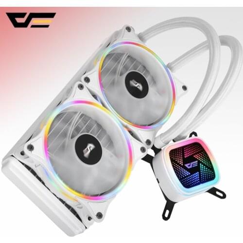 Darkflash ARGB water cooling CPU cooler 120 240 360 pc computer rgb fan integrated water Cooler For LGA 775/115x/AM2/AM3/AM4 AMD