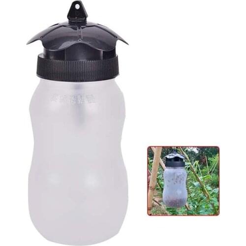 1PC Trap Fruit Fly Trap Fly Catcher White Plastic Outdoor Flies Garden Insect Portable Fruit Fly Trap Killer Insect