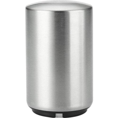 Magnetic Push Down Bottle Cap Opener , Silver