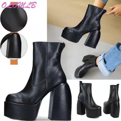 Женские высокие ботинки OLOMLB China At AliExpress