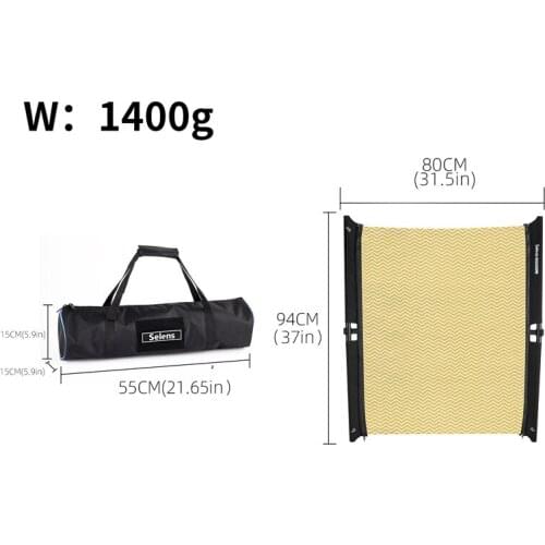 Reflector flash reflector 7 in 1 reflective Reflector Portrait Headshot Sliver Black gold photography With Bag