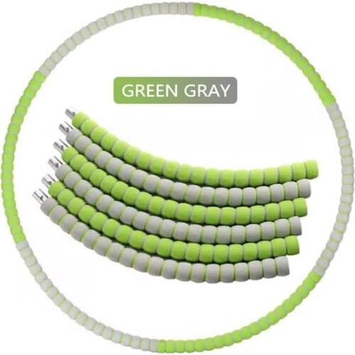 PENGROAD Removable 6 Sections Thin waist Fitness Hoop Foam Hoop Gym Bodybuilding Sports Adjustable weight Fitness Equipment