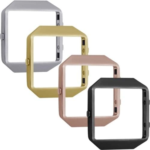 Replacement Stainless Steel Frame Holder Case Cover Shell Metal Frame Bezel For Fitbit Blaze Activity Tracker Smart Watch Band