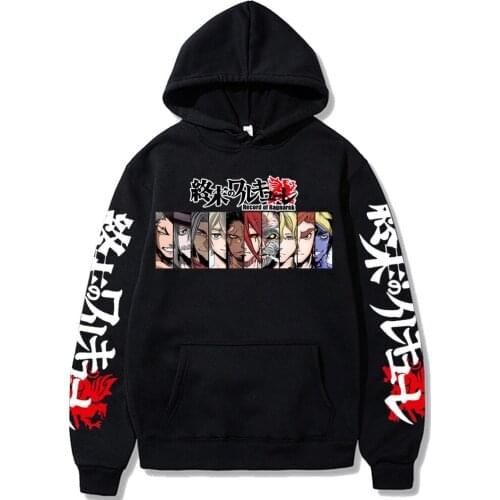 Record of Ragnarok Friend Hoodies Sweatshirts Harajuku Manga Eyes Casual Loog Sleeve Street Unisex Men Women Autumn Clothes